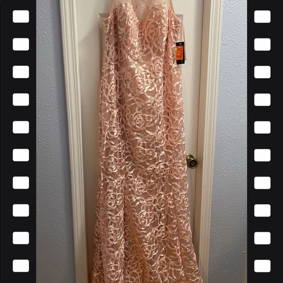 SLNY Pink Sleeveless Full-Length Dress - Picture 2 of 8